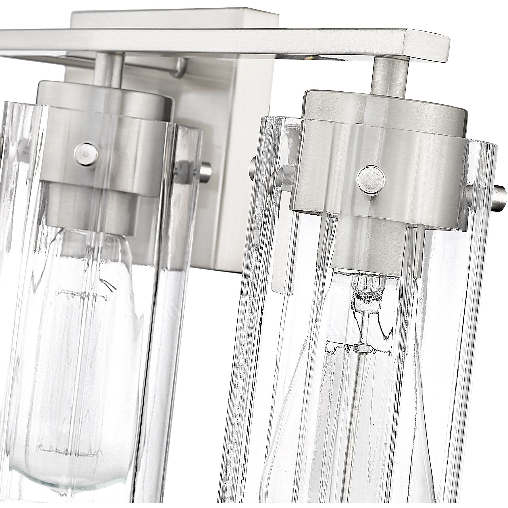 Serena 4 Light 30.5 inch Brushed Nickel Bathroom Vanity Light Wall Light